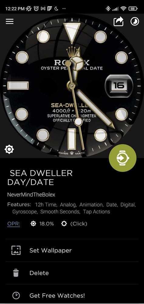 wear os watch faces rolex|rolex watch faces.